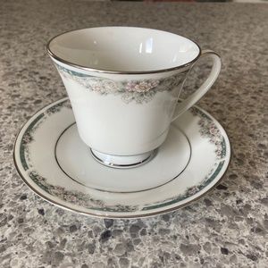 Set of 12  Noritake teacups and saucers